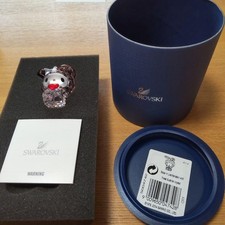 Statuina cristallo Swarovski Sanrio My Melody cuore rosso rosa design chiaro regalo