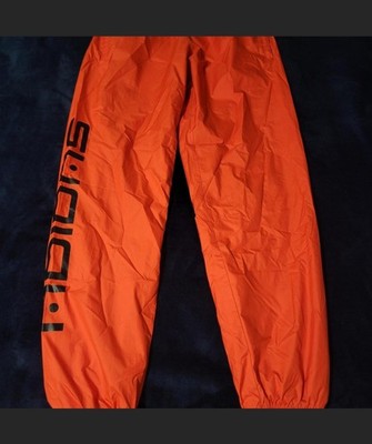 Adidas orange track pants Us S Made In Vietnam
