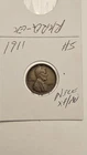 wheat penny 1911 LINCOLN CENT 1911-P NICE HIGH GRADE AU DETAILS LOT #5
