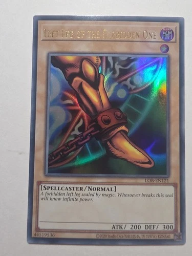Left Leg Of The Forbidden One LOB-EN121 25th Anniversary