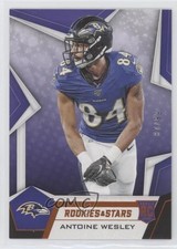 2019 Panini Rookies & Stars Rookies Orange 87/99 Antoine Wesley #180 0q3