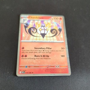 Chandelure 018/086 Sv: White Flare Reverse Holo