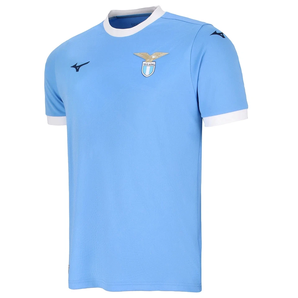 7633 MIZUNO SS LAZIO 1° MAGLIA GARA HOME JERSEY  2025/2026  P2GACX07 23 - Immagine 2 di 4