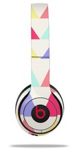 Skin Wrap for Beats Solo Wireless 2 3 4 Triangles Light SKIN ONLY