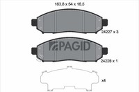 Pagid Bremsbelagsatz Scheibenbremse T1522N FüR Nissan Navara NP300 D40 3 R51 Dci