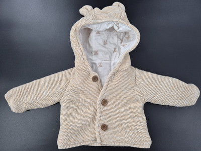 MOTHERCARE - warme süße Strickjacke Gr. 56 (NEWBORN)  Jungen Baby 100% Baumwolle