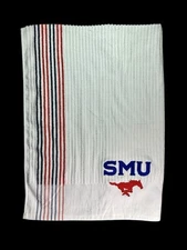 SMU Caddy towel (2 Logos) Sports Towel / 44in x24 in (51k Stitches)