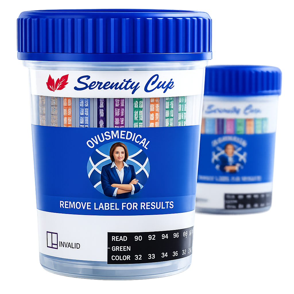 Ovus Medical 15 Panel Drug Test Cup with GAB & EtG, Results in 5 ...