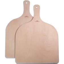 Pizzaschieber Holz 2er-Set Pizzaschaufel Backofen Schaufel Pizzabetten