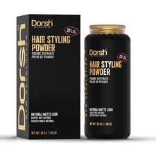 Dorsh Hair Styling Powder - Hair Volumizing & Texture Powder for Men All Hair Ty