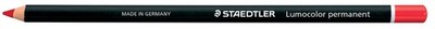 STAEDTLER Trockenmarker Lumocolor permanent glasochrom rot