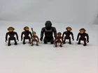 Lot Vintage Playmobil Posable Zoo Animals 4 Monkeys 2 Spider Monkeys Gorilla B7