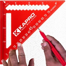 Kapro 448 Compact Rafter Square Hi Def Aluminum Tool Durable Easy Read