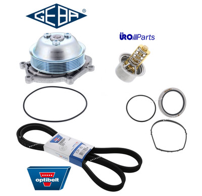 Water Pump Thermostat Seal Drive Belt 6pcs OES for Porsche Boxster Cayman