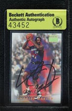 BAS 1998-99 Skybox Premium Charles Oakley #132 Authentic Auto 3c7