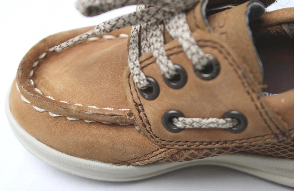 Sapatos de barco Sperry infantil menino Gamefish júnior MP7 bronzeado escuro tamanho EUA: 5,5 M Reino Unido: 4,5 - Imagem 2 de 4