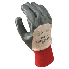 Showa Best Glove - 4000p-08 - Dispose Nitrile Palm-coated- White W/ Dz6, Dozen