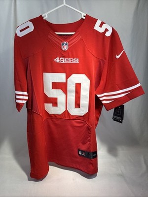 San Francisco 49ers Reuben Foster #50 Nike Red Jersey Men s 44 Medium NWT