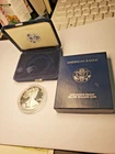 2002 W S$1  American Eagle One Ounce Silver Proof Coin with Box & COA