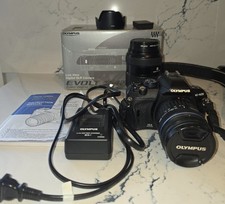 OLYMPUS E-420 DSLR CAMERA BUNDLE 14-42mm 40-150mm