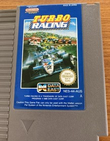 NES ~ TURBO RACING ~ Nintendo Game 3 Screw NES-44-AUS Game Cart Only Pal A