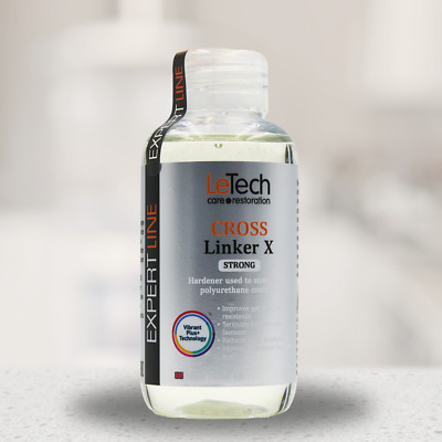 LeTech Leder CROSS LINKER X STRONG erhöht die Haltbarkeit / Haftung des Decklackes