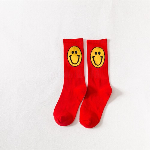 NEW Different Colour Smiley Face Socks Cotton Punk Novelty Men Women Unisex Gift - Picture 12 of 20