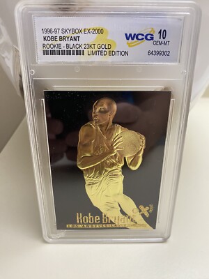 1996-97 SKYBOX EX-2000 ROOKIE 23KT GOLD WCG 10 GEM MT Black | eBay