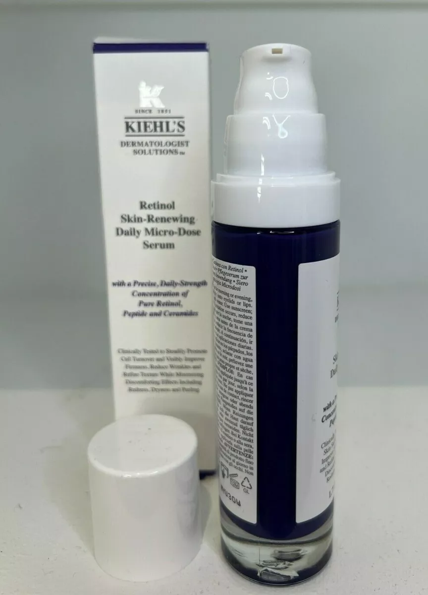 Kiehl's Ladies Retinol Skin Renewing Daily Micro Dose Serum 1.7 oz Skin  Care 3605972526489