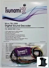 Soundtraxx ~ New 2025 ~ Tsunami 2 ~ TSU-2200 EMD-2 Diesel ~Sound Decoder ~885022