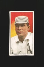 1913 BB BASEBALL NOTEBOOK SERIES CHIEF BENDER HQ E95 BLANK BACK STYLE QUITE NICE
