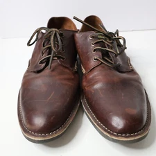 Sperry Top Sider Harbor Plain Toe Derby Shoes Oxford Brown Leather Mens 12 Laces