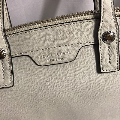 Henri Bendel Gray Purse Silver Hardware Crossbody Handbag | eBay display picture 1