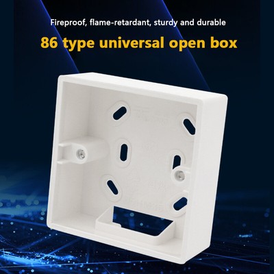 High Quality External Mounting Box For 86mm*86mm*34mm Standard Switches Sockets