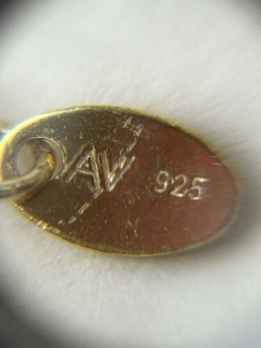 Argento Vivo 18KT Gold Over Sterling Silver 925 Necklace 18" NWT - Picture 2 of 7