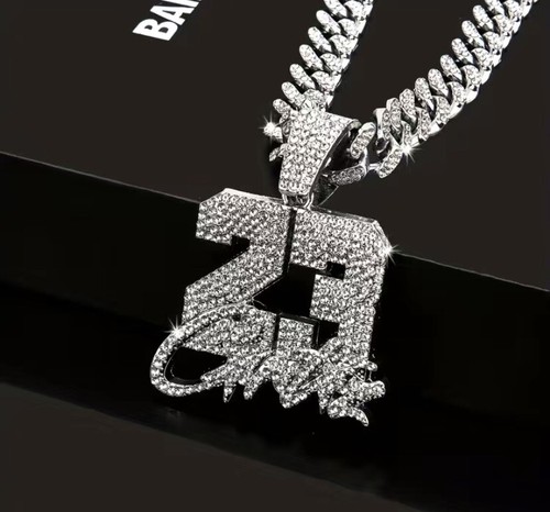 Iced Out CRTZ X CENTRAL CEE Pendant And Necklace / Rapper Style Pendant Drip