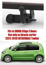 Abnehmbare Zug Stange für Skoda Citigo 5D (2012-19) & 7 Stecker Bypass- Relay