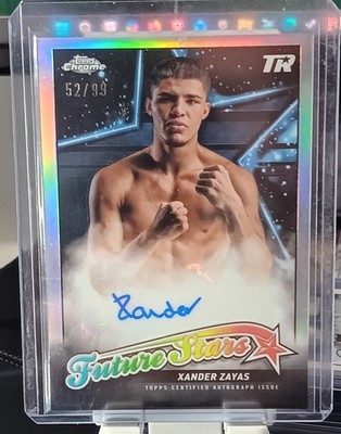 2024 Topps Chrome - Future Stars Autographs Xander Zayas /99 WBO|WBA Champion!