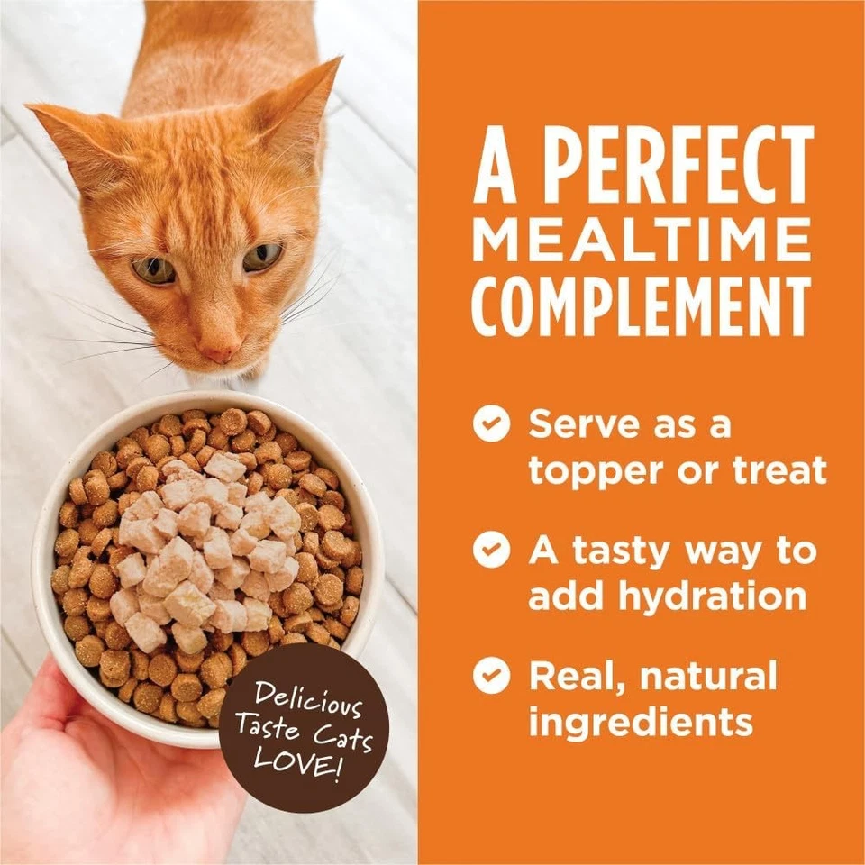 Pack of 24 Real Duck Natural Wet Cat Food Topper Grain Free Recipe 3 oz. Pouches - Image 4 of 4