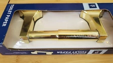 Baypointe Polished Brass Finish Toilet Paper Holder 180823