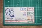 1954 Mexico FDC – Centenary of National Anthem – Complete Set to Canada