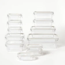 24pc (Set of 12) Tritan Plastic Food Storage Container Set with Lids