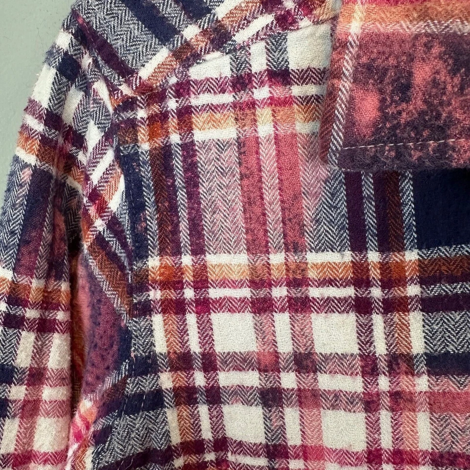 Calavera de franela blanqueada rosa púrpura Natural Reflections para mujer mediana Foto 3 de 4