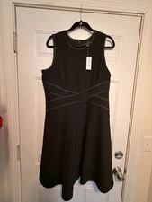 White House Black Market - Sleeveless, Iconic fit & flare dress - size 14 