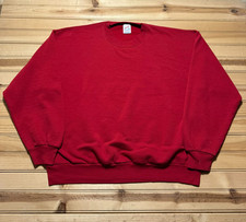 Vintage 80s 90s JerZees Blank Raglan Crewneck Pullover Sweatshirt USA Made - XL