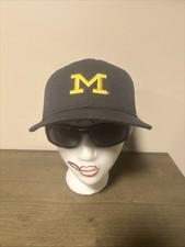 University Of Michigan Wolverine All Mesh Baseball Hat 7 1/8 New Era Fitted 5950