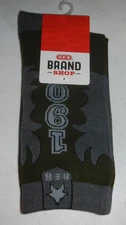 HEB Grocery Store H-E-B Brand Shop 1905 Boot Pair of Crew Socks