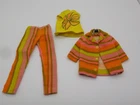Vintage Barbie Doll Trail Blazers #1846 Striped Pants, Jacket, Top 1960's
