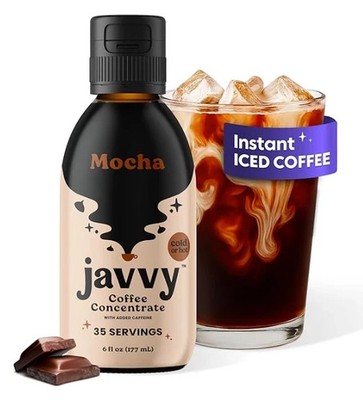 JAVVY Cold Brew Concentrate - 35X - 6 oz - Iced Coffee - MOCHA