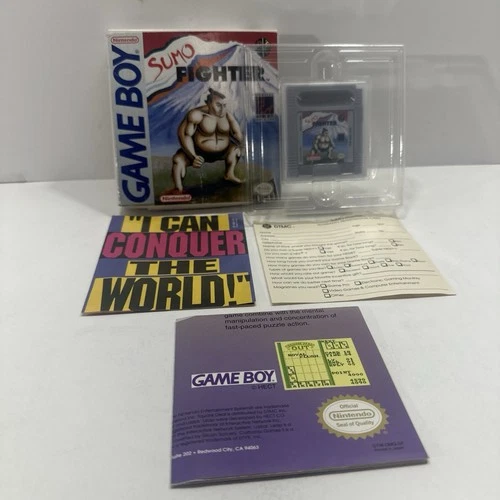 New ListingSumo Fighter (Nintendo Game Boy, 1993) With Box And All Inserts - No Manual